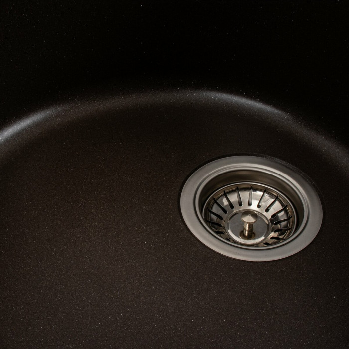 Valeso Soul 6250 dark rock - matte artificial stone; 62/50 cm; inset, for kitchen