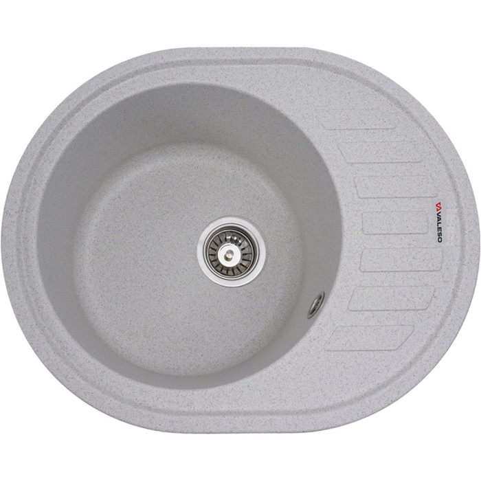 Valeso Soul 6250 topaz - 62 cm wide built-in composite sink with round bowl