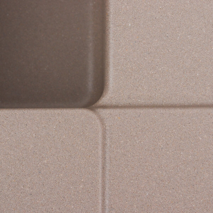 Valeso Toskana 7850W Dune – composite 1.5-bowl sink with small auxiliary bowl