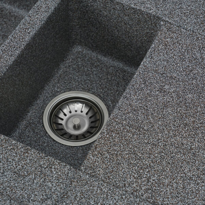 Valeso Toskana 7850W микс - мойка гранитная 78 см с дополнительной чашей для кухни