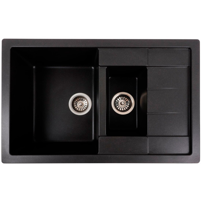 Valeso Toskana 7850W морион - мойка двойная кухонная 78 см с платформой для сушки