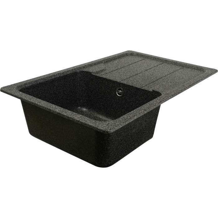 Valeso Verona7850 graphite - 78 cm wide built-in kitchen sink with platform