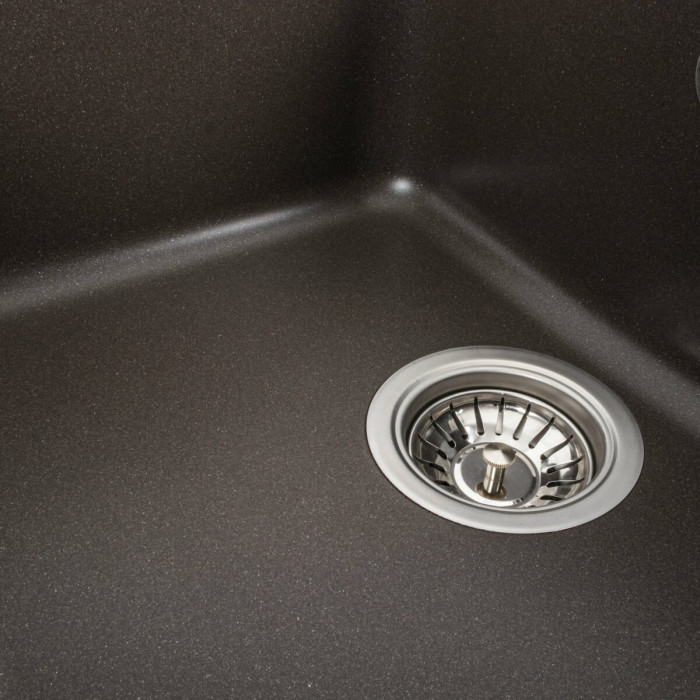 Valeso Verona 7850 dark rock — width 78 cm; rectangular; right or left bowl