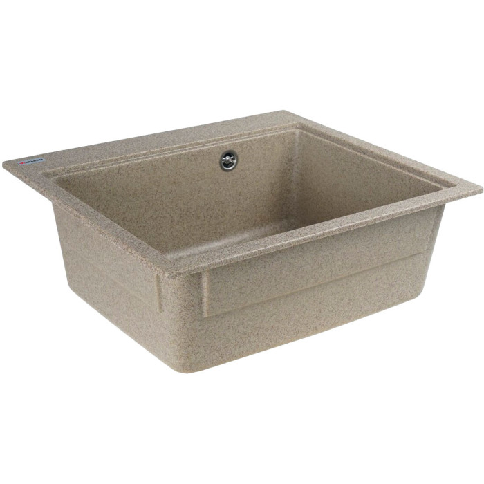 Valeso Vesta 5852 caramel - 58 cm inset sink for countertop installation