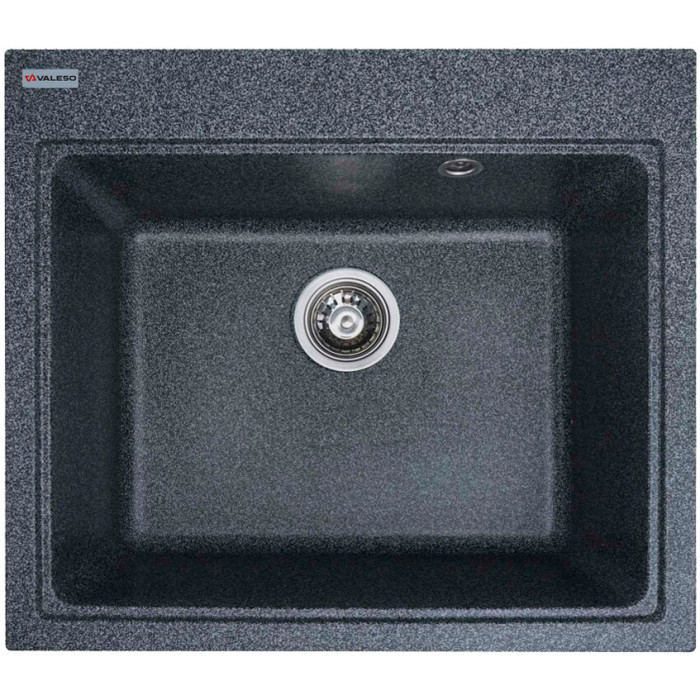 Valeso Vesta 5852 graphite - 58 cm built-in kitchen countertop sink