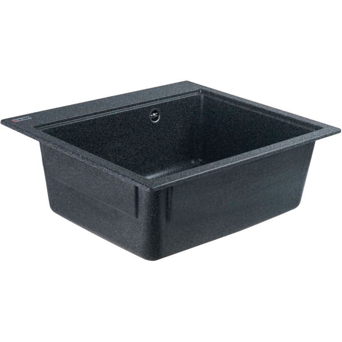 Valeso Vesta 5852 graphite - 58 cm built-in kitchen countertop sink