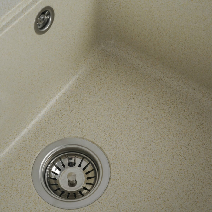 Valeso Vesta 5852 sand - 58/52 cm artificial granite kitchen sink