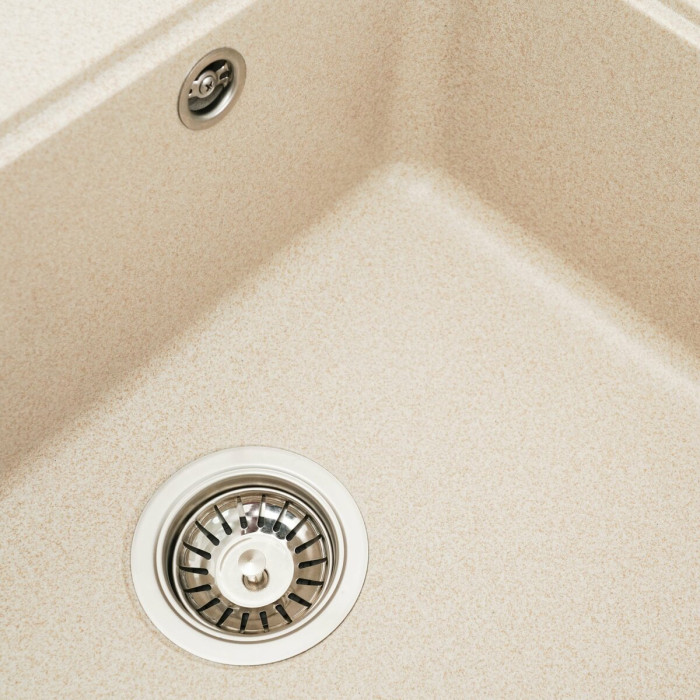 Valeso Vesta 5852 safari - composite kitchen sink for built-in countertop installation