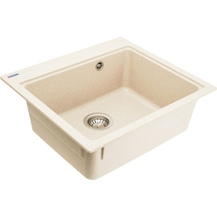 Valeso Vesta 5852 safari - composite kitchen sink for built-in countertop installation