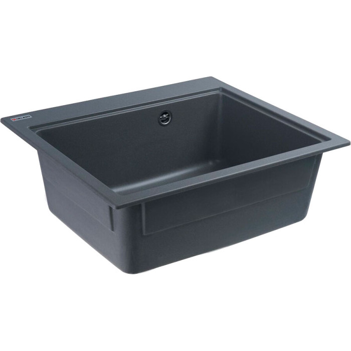 Valeso Vesta 5852 gray monsoon - 58 cm top-mounted inset kitchen sink