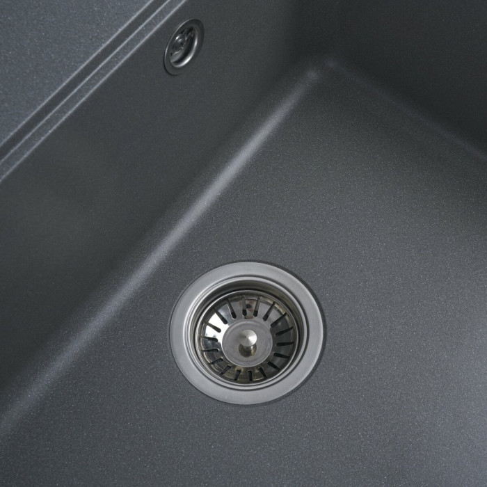 Valeso Vesta 5852 gray monsoon - 58 cm top-mounted inset kitchen sink