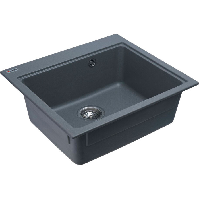 Valeso Vesta 5852 gray monsoon - 58 cm top-mounted inset kitchen sink