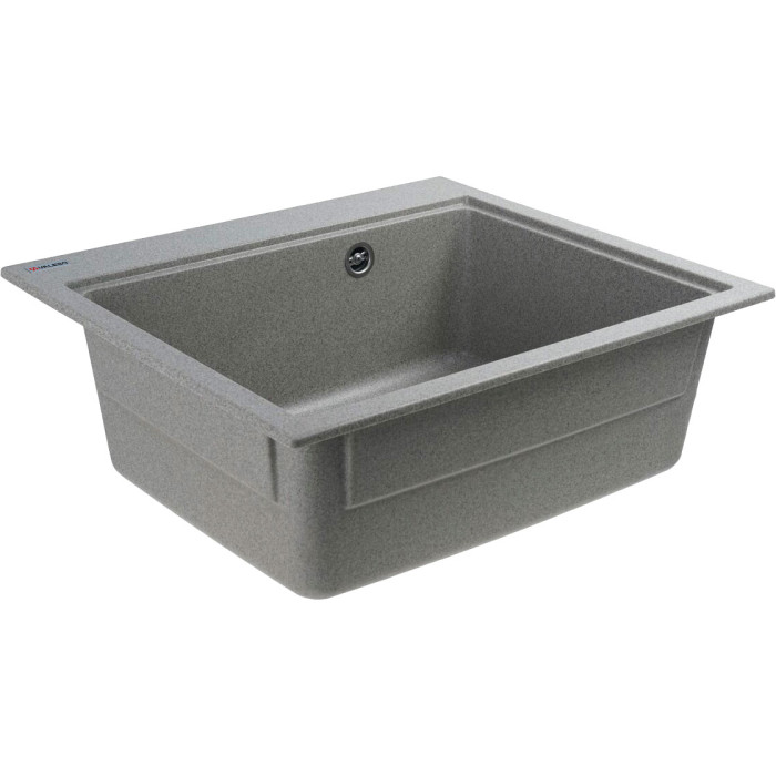 Valeso Vesta 5852 gray - 58 cm wide composite inset kitchen sink