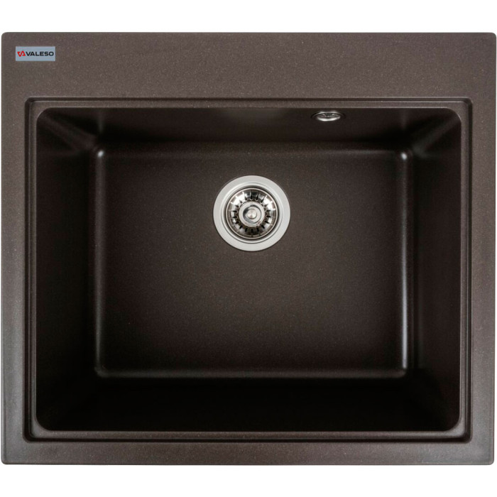 Valeso Vesta 5852 dark rock - 58 cm wide inset kitchen sink