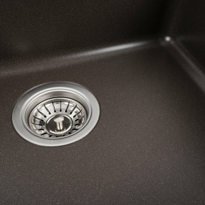 Valeso Vesta 5852 dark rock - 58 cm wide inset kitchen sink