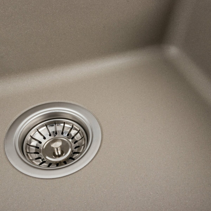 Valeso Vesta 5852 titanium - 58 cm wide inset kitchen countertop sink
