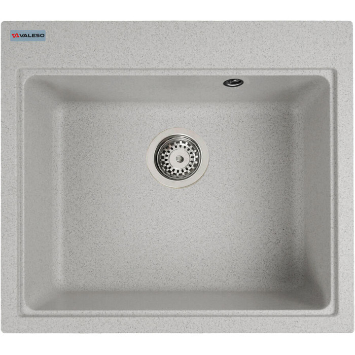 Valeso Vesta 5852 topaz - sink for kitchen countertop installation; size 58/52 cm