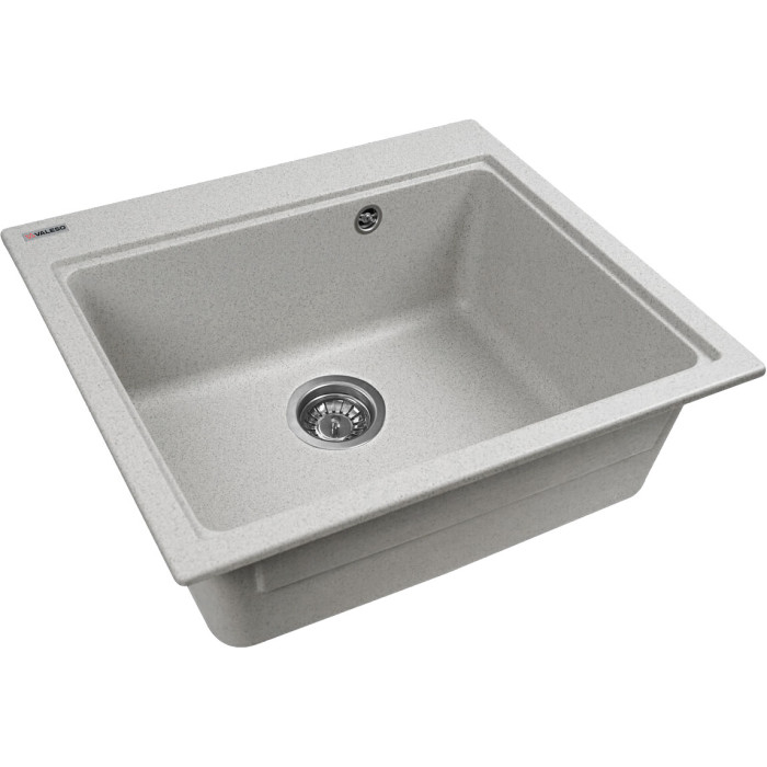 Valeso Vesta 5852 topaz - sink for kitchen countertop installation; size 58/52 cm