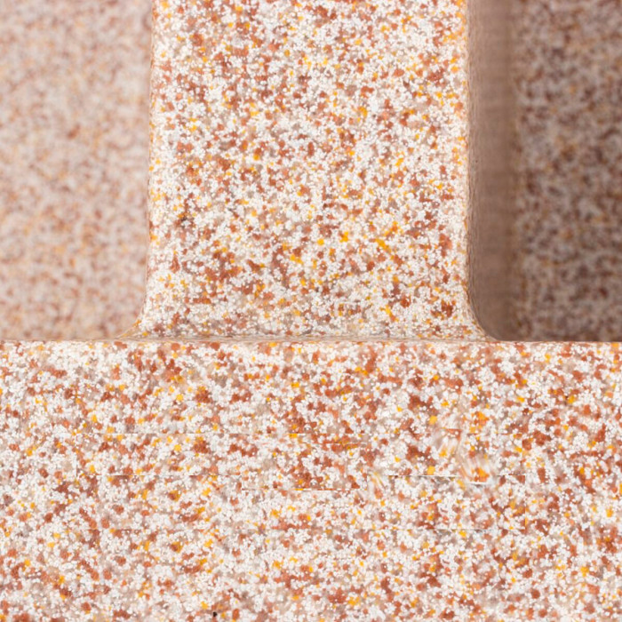 Valeso Viatrix 7950 caramel — double-bowl composite kitchen sink