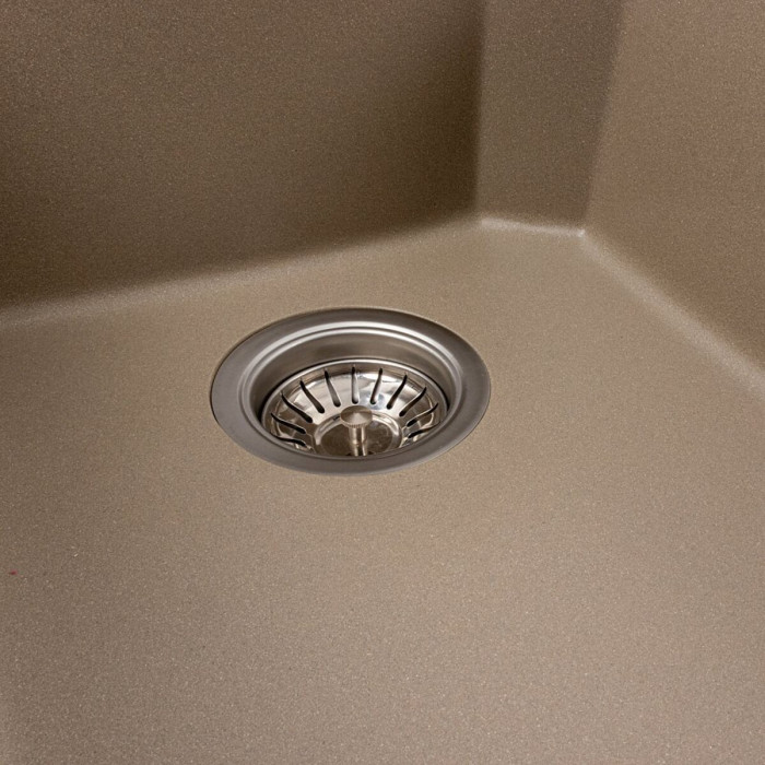 Valeso Viatrix 7950 Titanium — 79 cm double-bowl composite kitchen sink