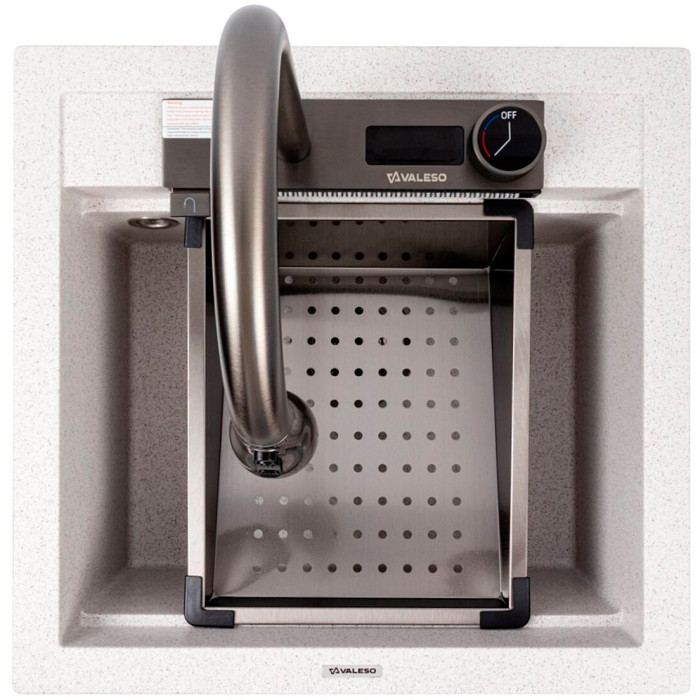 Valeso Viva 5149 Topaz – kitchen set with 51 cm sink and pull-out faucet