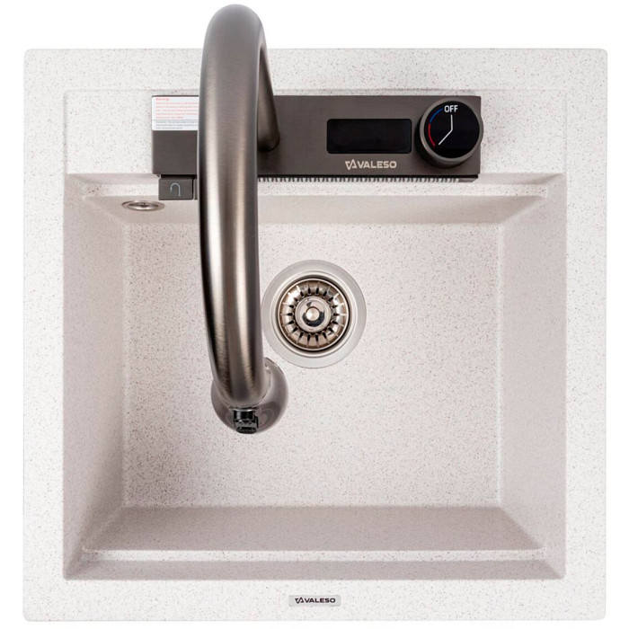 Valeso Viva 5149 Topaz – kitchen set with 51 cm sink and pull-out faucet