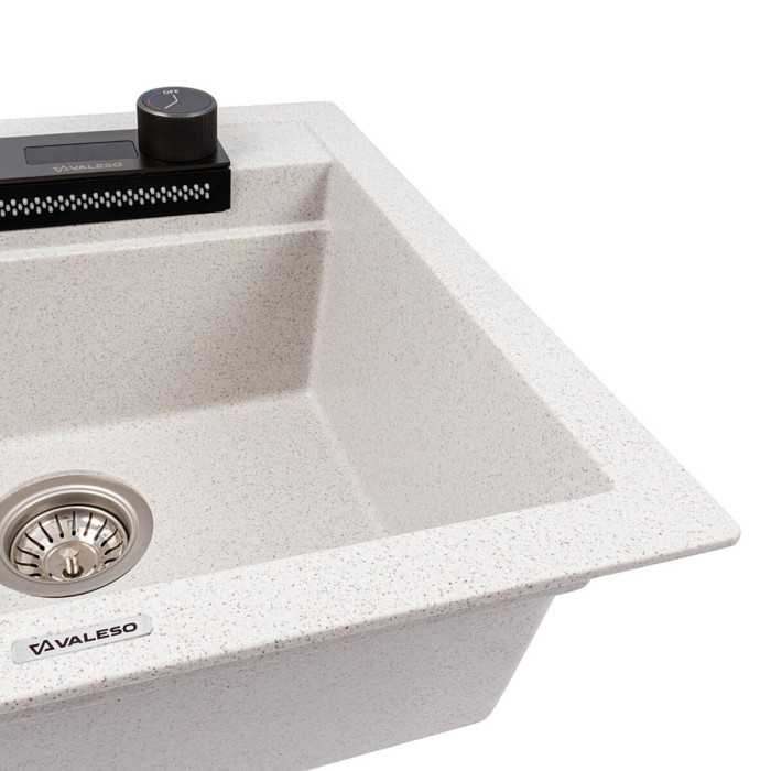 Valeso Viva 5149 Topaz – kitchen set with 51 cm sink and pull-out faucet