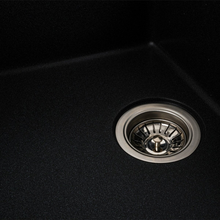 Valeso Zirkone 6250 carbon - 62 cm artificial granite kitchen sink