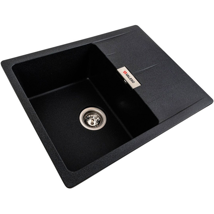 Valeso Zirkone 6250 carbon - 62 cm artificial granite kitchen sink