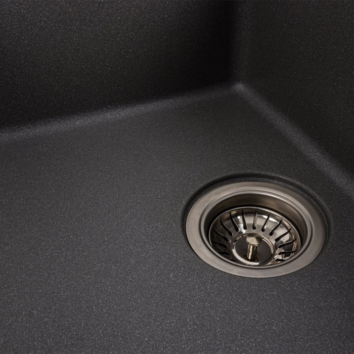 Valeso Zirkone 6250 grey monsoon - 62 cm kitchen sink artificial granite