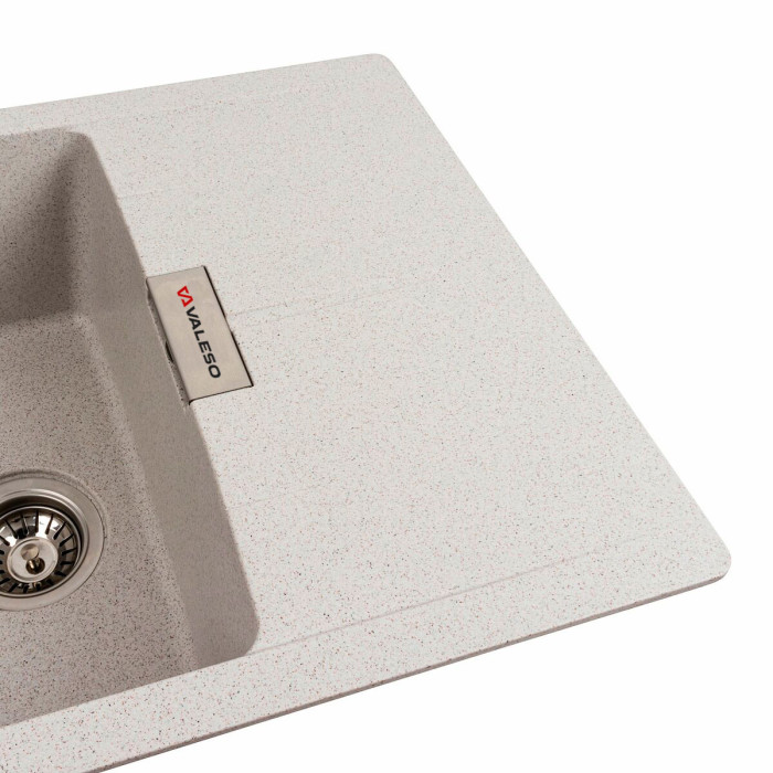 Valeso Zirkone 6250 topaz - original 62 cm inset sink made of artificial granite