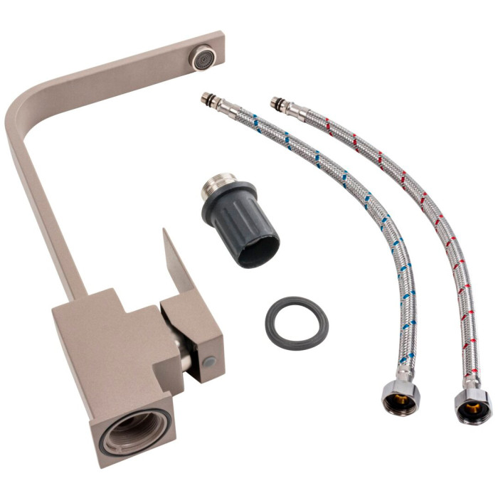 Valeso 179 NES Dune Kitchen Faucet – Stainless Steel with Polymer Coating