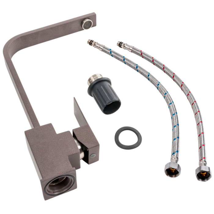 Valeso 179 NES Grenadine Kitchen Faucet – Single-Lever Faucet in Sink-Matching Color