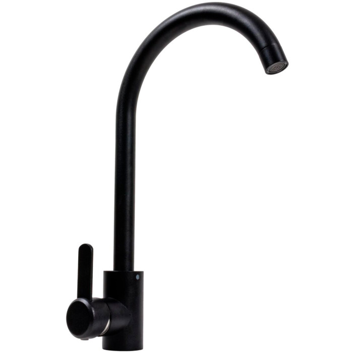 Kitchen faucet Valeso 7990 NEST Black – single-lever, stainless steel