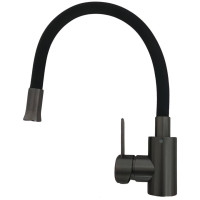 Смеситель кухонный Valeso KF62 PVD черный