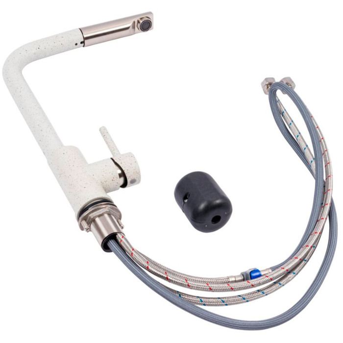 Valeso Q411B topaz - mixer with pull-out spout single-lever kitchen