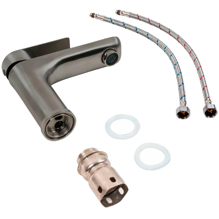 Valeso AR28 PVD black – single-lever stainless steel basin faucet