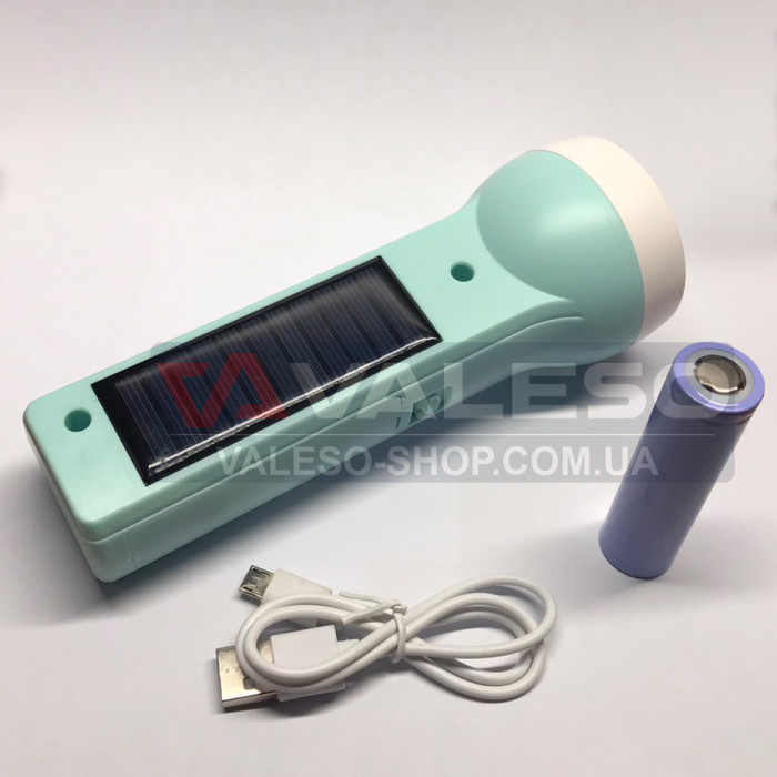 Ліхтарик Sirius TH 3450 діодний з акумулятором і сонячною зарядкою