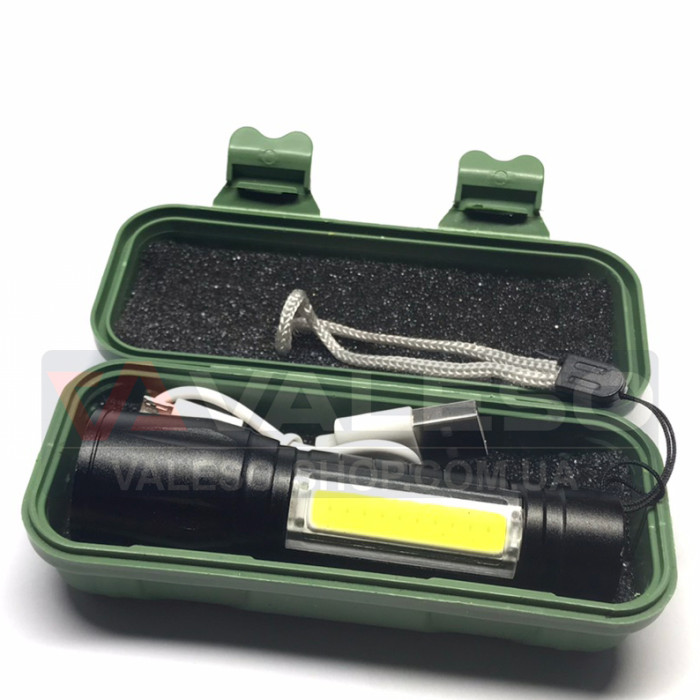 Ліхтарик Sirius TL 8121 – компактний прилад у чорному алюмінієвому корпусі