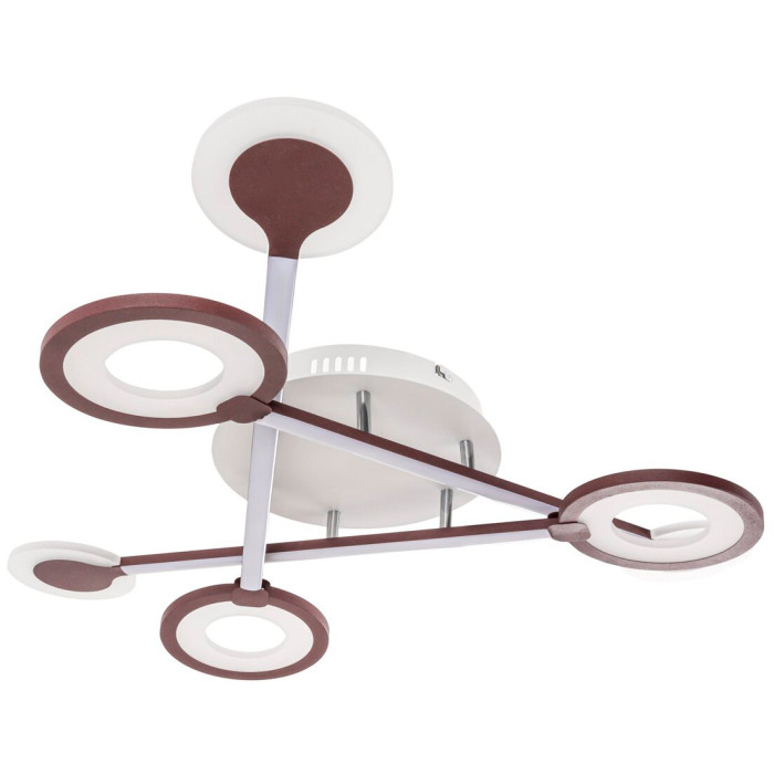 Люстра Sirius 1946 - оригинальная современная LED люстра на 5 плафонов