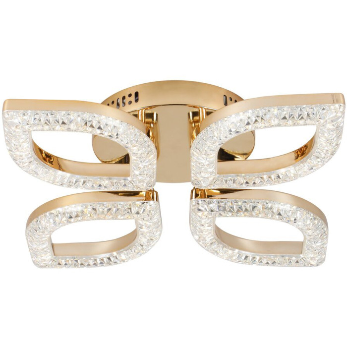 Chandelier Sirius 2721/4 GD – acrylic LED shades, body with gold finish