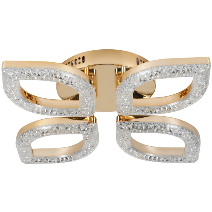 Chandelier Sirius 2721/4 GD – acrylic LED shades, body with gold finish