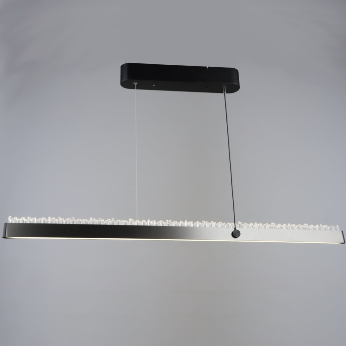 Люстра Valeso B YH1363 BK+GRAY - подвес высотой 78 см, плафон длиной 1 м Люстра Valeso B YH1363 BK+GRAY - подвес высотой 78 см, плафон длиной 1 м