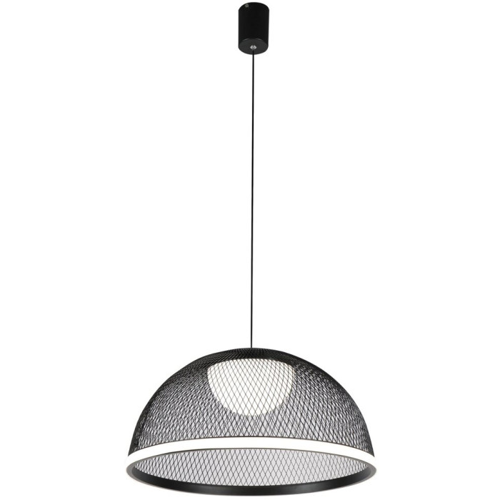 Valeso G 2567/500 - черная подвесная люстра-сетка для кухни, LED 90 Вт Valeso G 2567/500 - черная подвесная люстра-сетка для кухни, LED 90 Вт