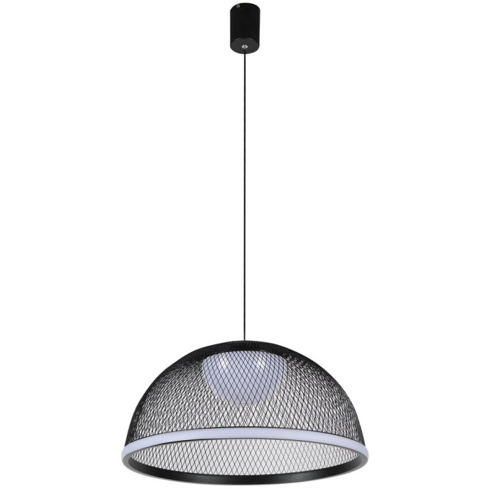Valeso G 2567/500 - черная подвесная люстра-сетка для кухни, LED 90 Вт