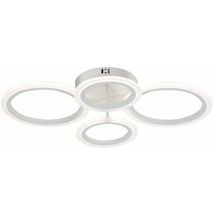 Люстра Valeso G 2716/2+2 Белый - 4 LED кольцевых дисков + ИК пульт управления Люстра Valeso G 2716/2+2 Белый - 4 LED кольцевых дисков + ИК пульт управления