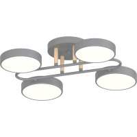 Chandelier Valeso XI3322-4 Gray+Wood