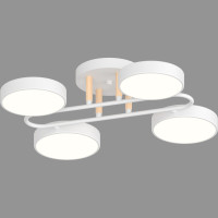 Люстра Valeso XI3322-4 Белый+Дерево