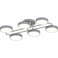 Chandelier Valeso XI3322-6 Gray+Wood