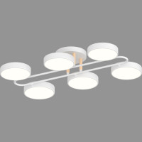 Люстра Valeso XI3322-6 Белый+Дерево